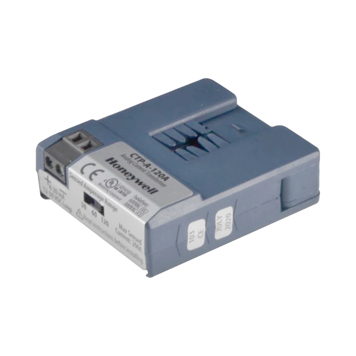 Transformador de corriente 120/208/240/480 VAC a 24 VAC, con fusible. 75VA