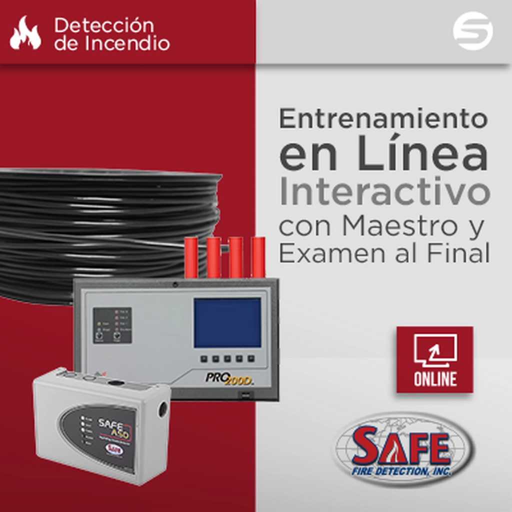 Kit de unidad principal fijo para probar detectores puntuales de humo de difícil acceso, se usa con el Controlador Portatil SCORP7000