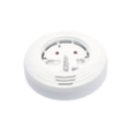 Detector de humo fotoeléctrico direccionable con sensor térmico, color marfil, incluye base de montaje 6"