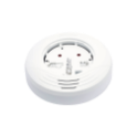 Detector de humo fotoeléctrico direccionable con sensor térmico, color marfil, incluye base de montaje 6"