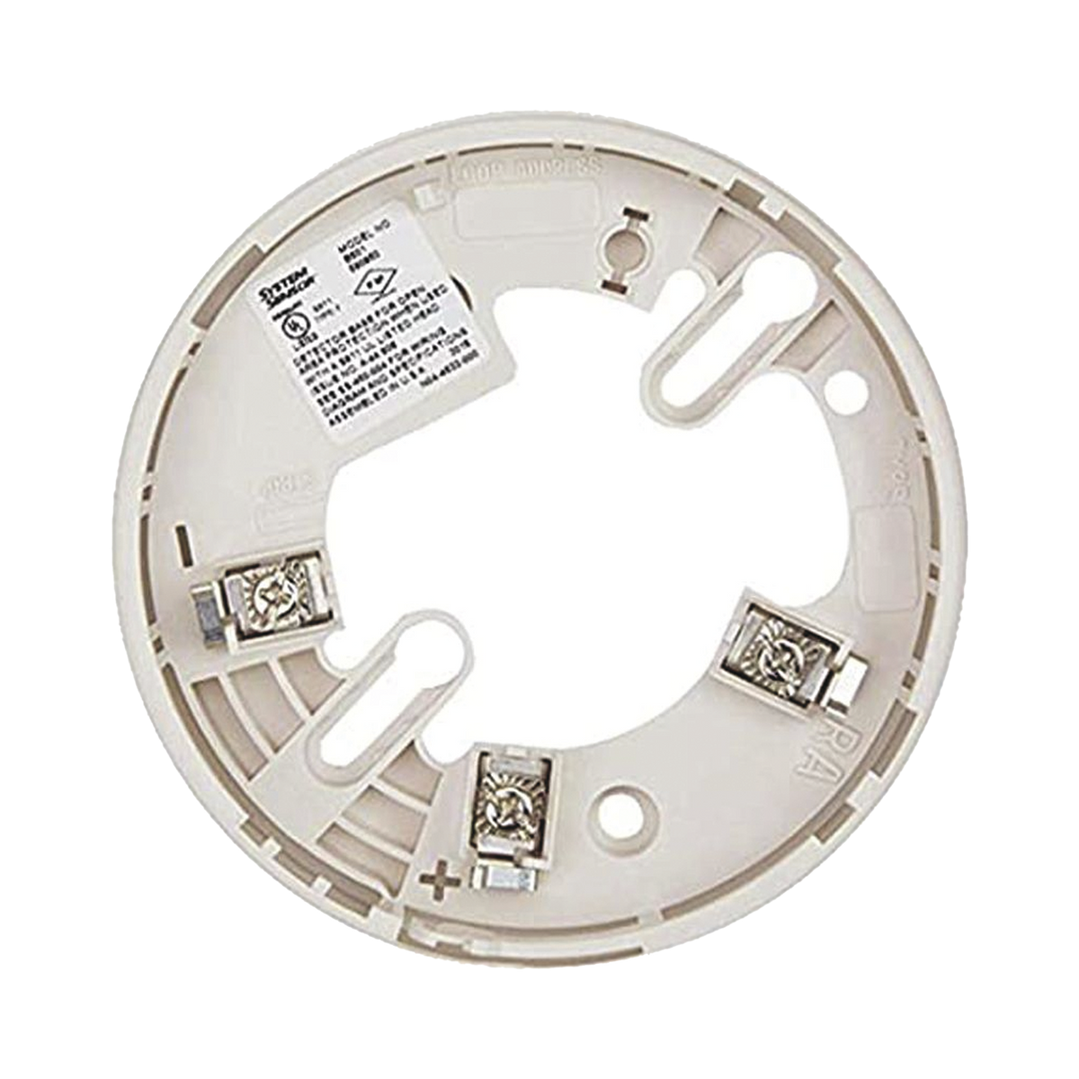 Base de 6 Pulgadas / Para detectores Notifier, Farenhyt, Silent Knight y Fire-Lite / Color Blanco