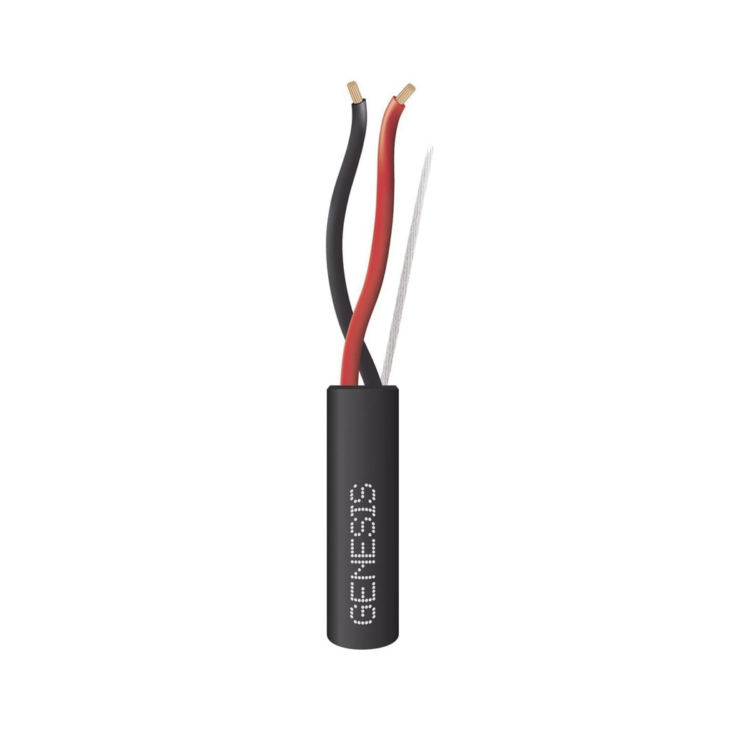 Carrete de Cable 305 Metros (1000 Pies) / 2 x 16 AWG / Cable DIRECT BURIAL FPL / Para Uso en Intemperie / Uso en Aplicaciones en Sistemas de Detección de Incendio y Sistemas de Evacuación
