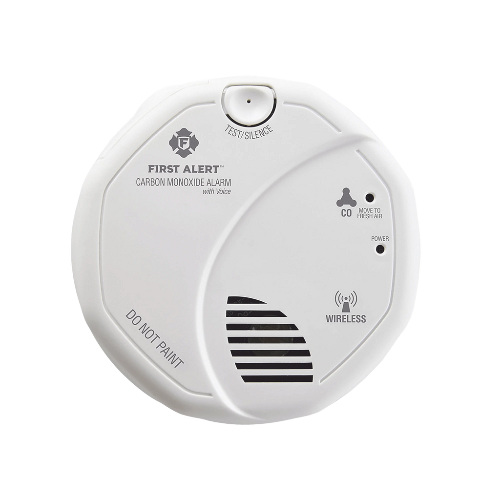 Alarma de Humo First Alert SM210L / Sensor Fotoelectrico / Batería de Litio Sellada de 10 Años / Luz de Seguridad / Rango de Temperatura 4.4°C a 37.8°C/ Cumple UL217, CSFM, NFPA 72, NFPA 101, ICC
