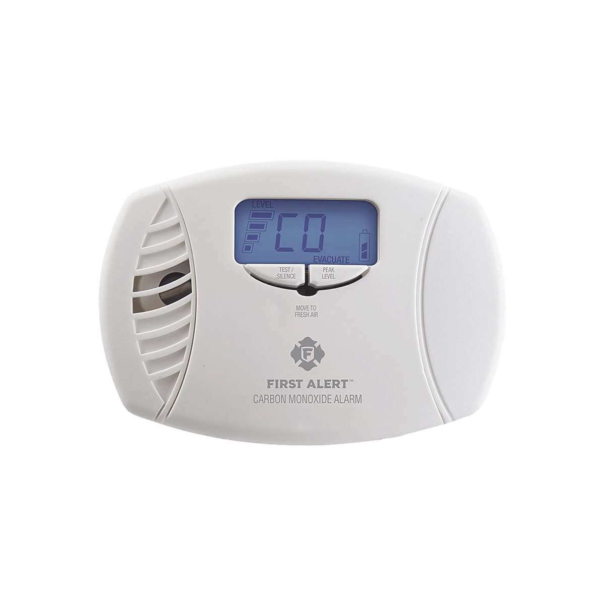 Alarma de monóxido de carbono (CO) operada por baterías con display digital