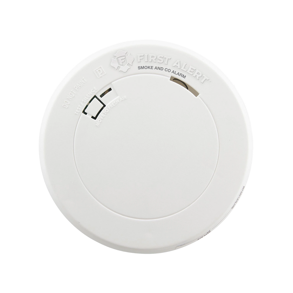 Detector Combo de Humo/CO, Autónomo, Batería Sellada de Litio de 10 años, No Requiere Panel, Diseño Ultra Delgado, No Requiere Cableado
