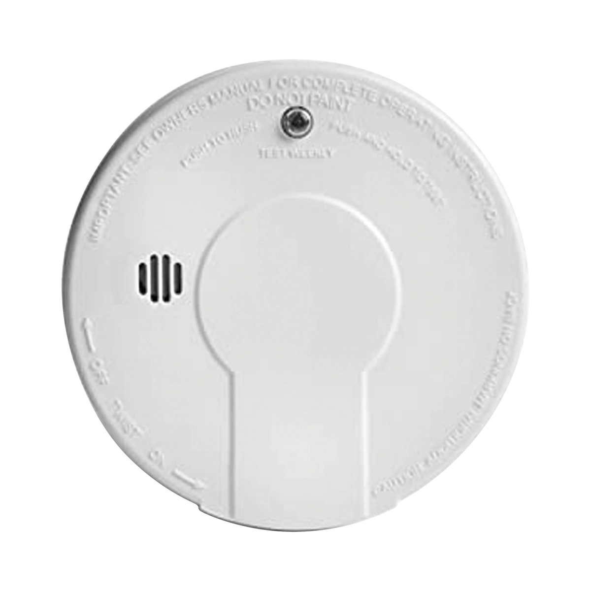 Alarma de Humo por Ionización AC Interconectable / Hasta 24 Dispositivos / Respaldo de Batería 9V / Función HUSH para Silenciar Falsas Alarmas / LED Indicadores Rojo y Verde / Cumple NFPA 72 / Para Hogares y Empresas Pequeñas