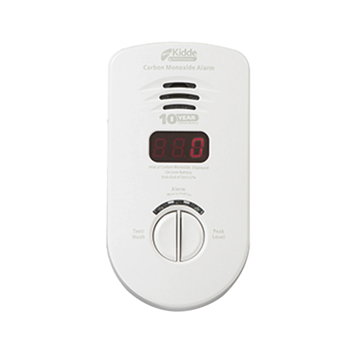 Alarma de Monóxido de Carbono 120 AC | Batería 10 años | Con Voz