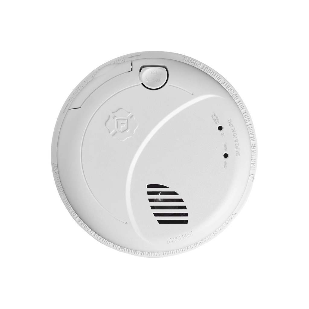 Detector Combo de Humo/CO, 120 Vca, No Requiere Panel, Con Batería de Respaldo, Sensor Inteligente de Falsas Alarmas