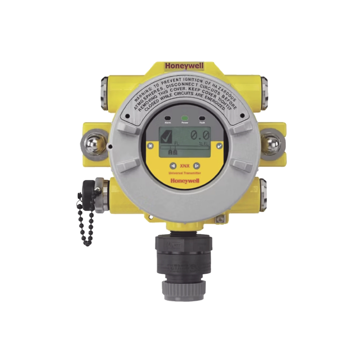 Transmisor Universal Serie XNX Para Sensores Tóxicos y De Oxigeno, Con HART® sobre salida 4-20 mA, Certificado UL/CSA, 4 entradas 3/4" NPT, Carcasa Acero Inoxidable