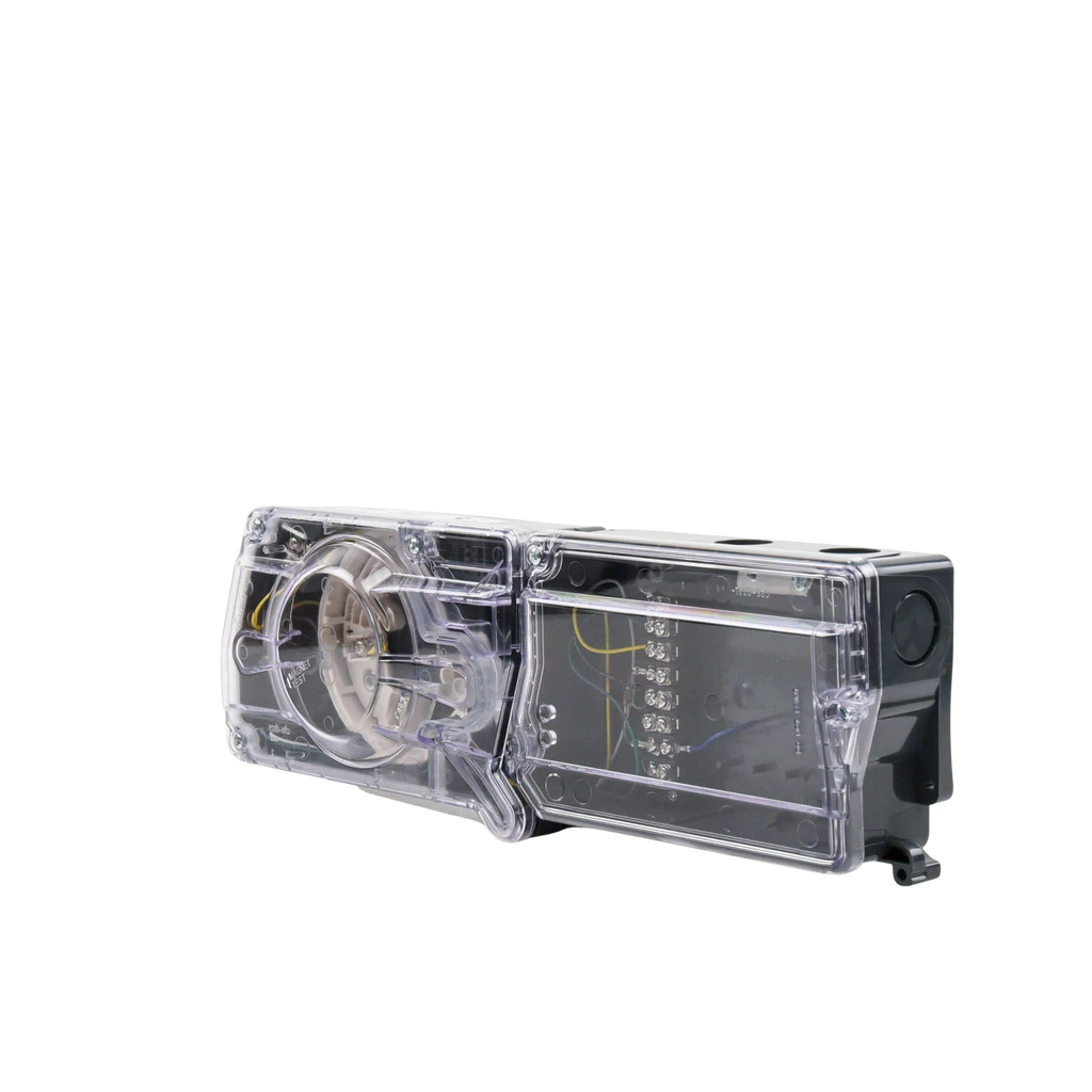 Carcasa para Detección de Humo en Ductos / Compatible con Detectores Direccionables de Humo de las Marcas; Fire-Lite, Notifier, Silent Knight y Farenhyt / Incluye Base para Detector / No Incluye Detector