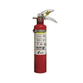 Extintor Desechable de Polvo Químico Seco | Fuegos Clase A, B y C | Soporte Metálico | Pieza de 2.5 lb