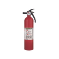 Extintor Desechable de Polvo Químico Seco | Fuegos Clase A, B y C | SOPORTE PLASTICO | Pieza de 2.5 lb