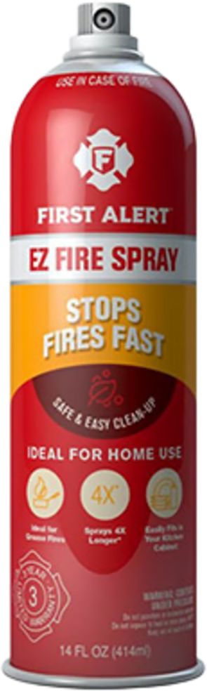 EXTINTOR PORTATIL / SPRAY 100 ML / AGENTE EXTINTOR DIPOTASICO / USO MULTIPLE / GASES BAJO PRESION