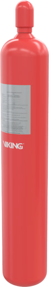 Cilindro de Agente Extintor de Gas Inerte Oxeo | Nitrógeno 80L 2901 PSI | Sistema de Extinción Oxeo