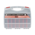 Caja Organizadora con 21 Divisiones Fabricada en Plástico de Alta Resistencia de 38x31x7 cm.
