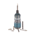 Desarmador Makita Con 18 Puntas intercambiables Tipo: Ph 2, Pz 1, Pz 2, Pz 3, SI 4, SI 5, SI 6.