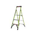 Escalera de Aluminio + Fibra de Vidrio de 1.5m con Soporte para Herramienta. !La Más Liviana del Mundo! (SKU 15365-001).