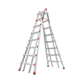 Escalera telescópica en "A" de 5.1 metros de aluminio.