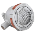 Bocina Vibrante a Prueba de Explosión Modelo 41X con Carcasa de Aluminio Resistente a la Corrosión / 120VAC, 240VAC, 24VDC / Volumen Ajustable / Ciclo de Trabajo 5 Minutos / Montaje en Tubería o Superficie