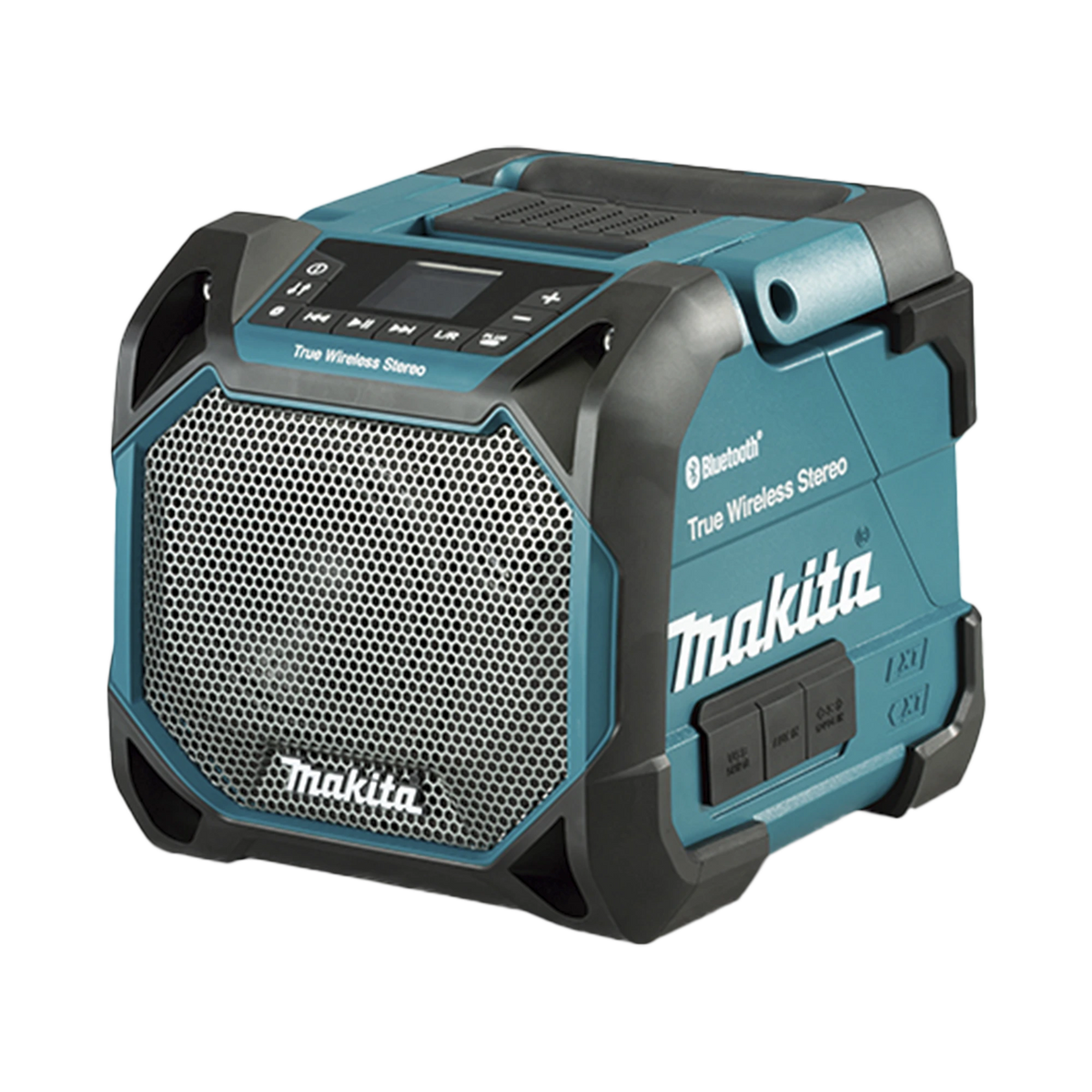 Bocina y Reproductor de Música (12 o 18 Vcc) USB/BlueTooth con Pantalla LCD.