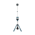 Lampara con Torre para Iluminación Inalambrica con tres Cabezales Multidireccionales , se extiende hasta 2.2 metros, Utiliza batería LXT® Litio‑Ion de 18V.