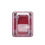 Caja de Montaje en Pared para Bocina y Bocina con Lampara Estroboscopica y para montaje en Techo de Bocinas, Color Rojo