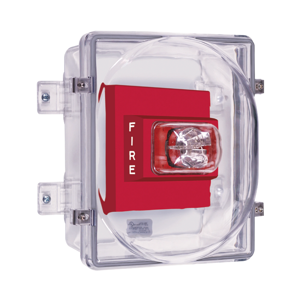 Cubierta Protectora Serie STOPPER De Policarbonato para Estrobos, Listado UL/CUL, MEA 49-00-E, ADA