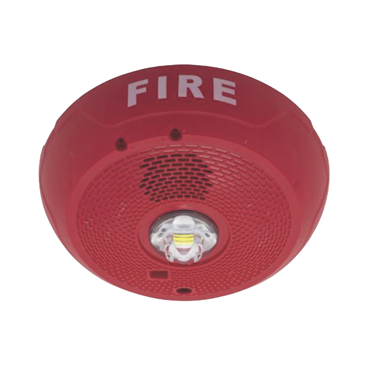 Sirena con Lámpara LED Estroboscópica / Montaje en Techo / Nivel de Candelas Seleccionable / Color Rojo / Nuevo Diseño Moderno y Elegante / Menor Consumo de Corriente