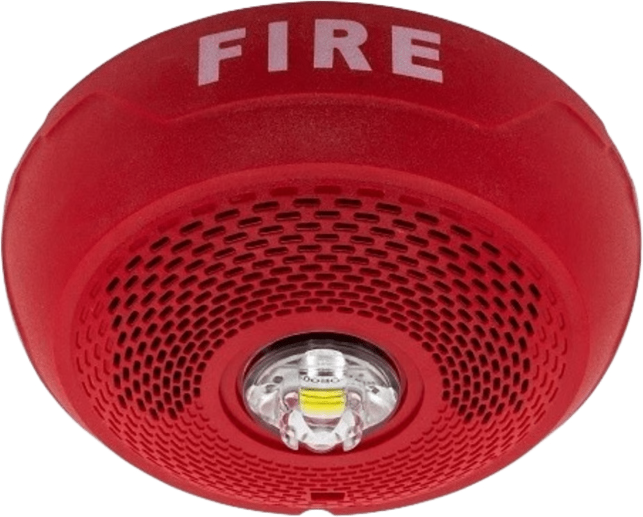 BOC C/LAMP ESTROBOSCOPICA tipo LED MONT EN TECHO CLR ROJO