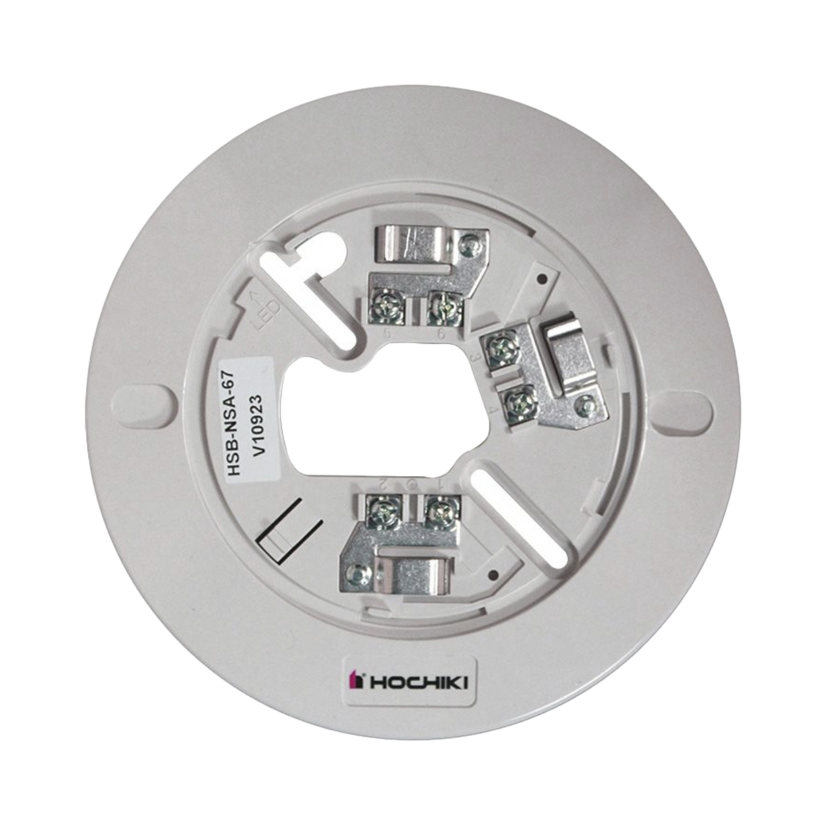 Base De 6" Color Hueso Para Sensores Análogos Direccionales Hochiki