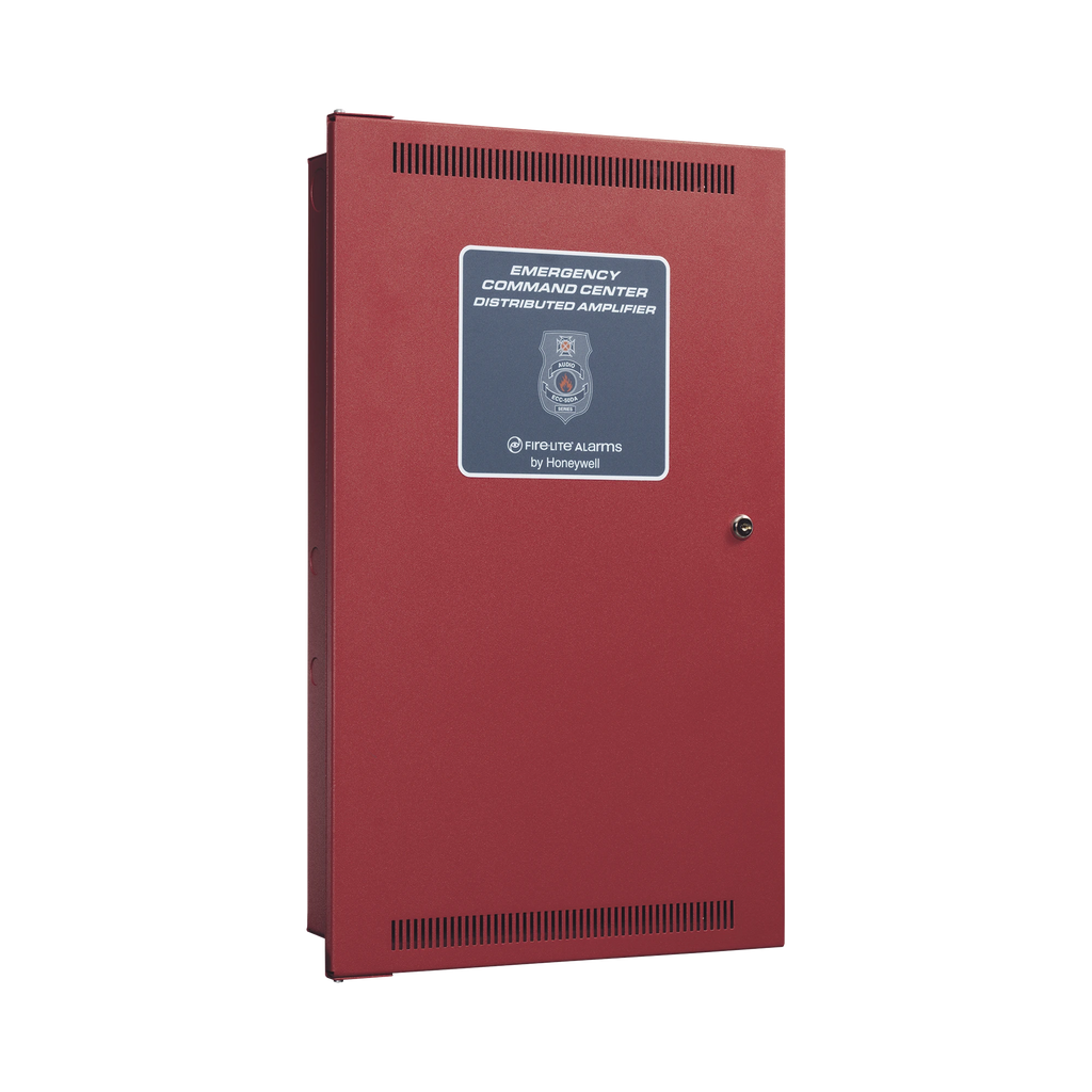 Amplificador Inteligente de 50 Watts para Sistema de Evacuación por Voz, con Fuente de Alimentación y Respaldo de Batería