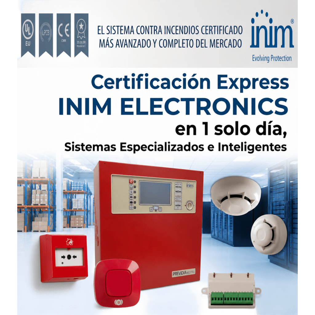 Certificación Virtual de Detección por Aspiración y Lineal de Temperatura SAFE