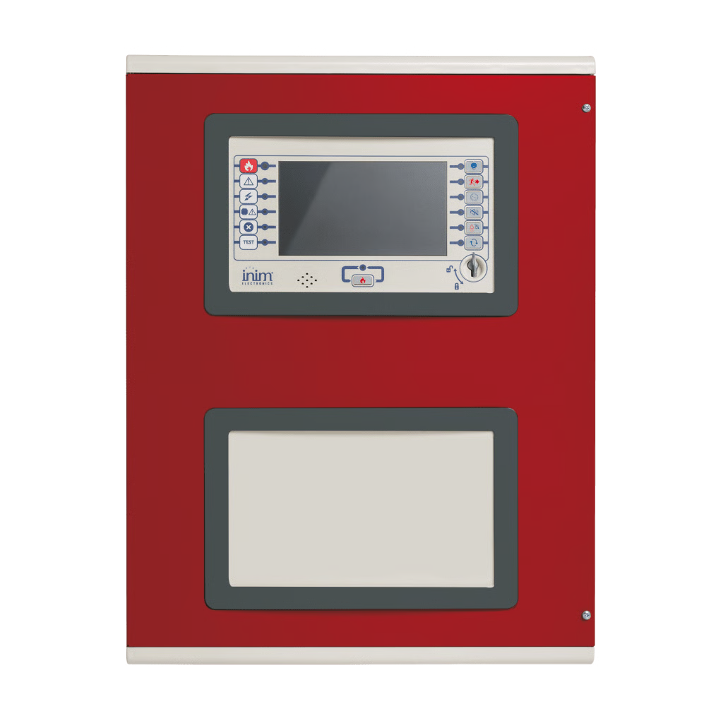 Sistema de Detección y Extinción de Incendios Previdia Ultra 216 | Modular 2 Lazos Expandible a 16 | Hasta 3840 Puntos | Televigilancia ONVIF | Inim Cloud Fire | EN 54-2/4/21