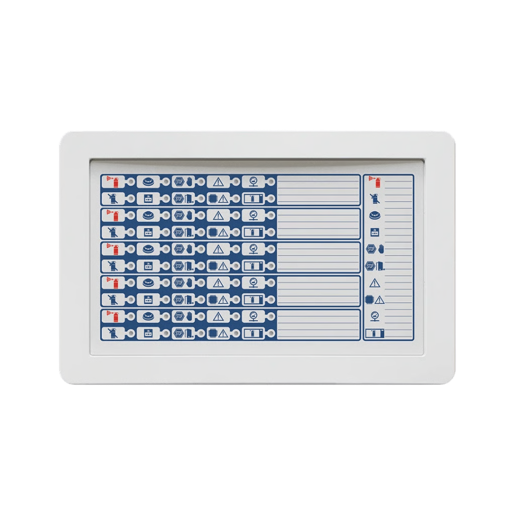 Panel LED para Control de Extinción | Módulo Frontal Indicador | 50 LEDs Tricolor | Gestión 5 Canales IFMEXT | 10 Indicadores por Canal | Puerto mini-USB