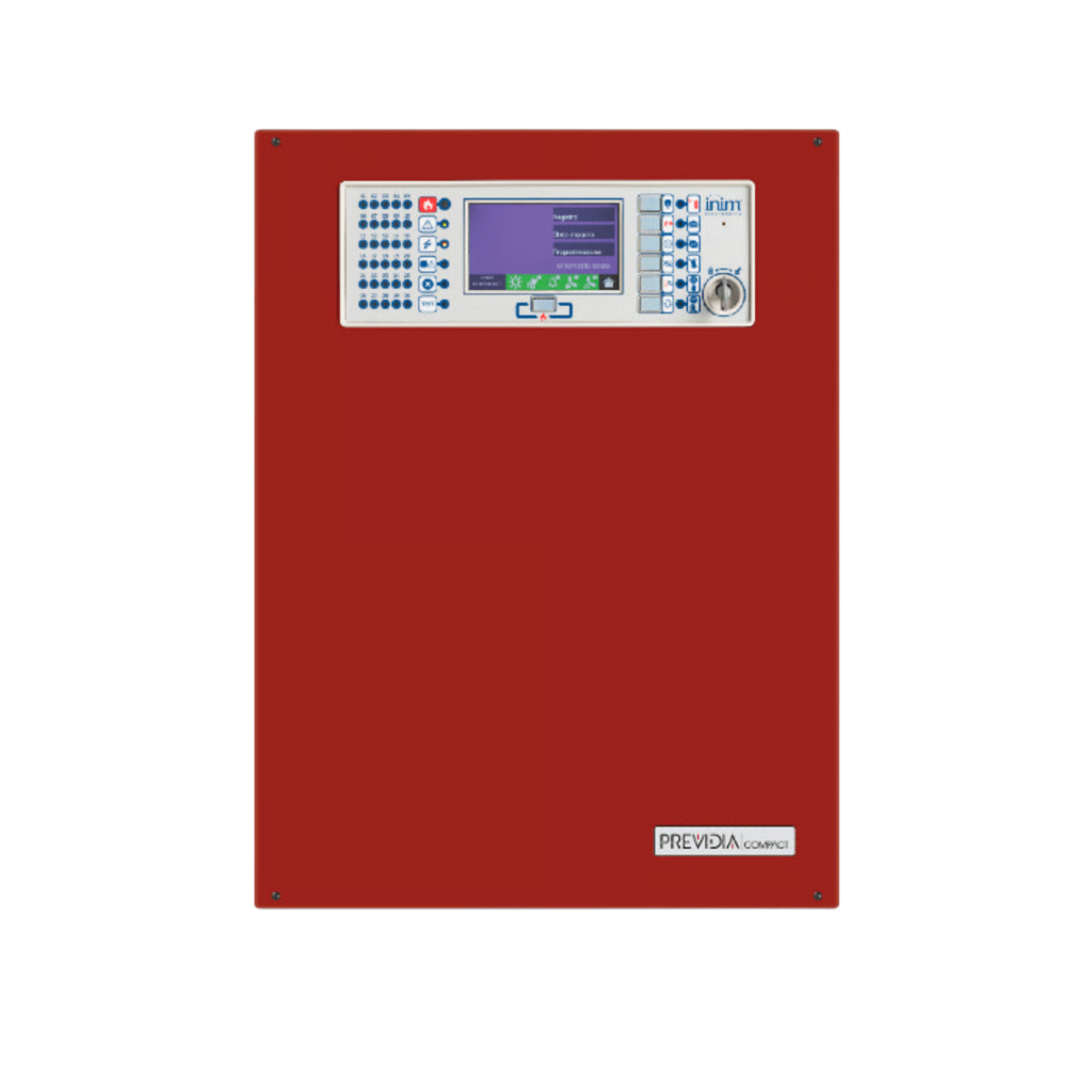Central de Detección de Incendio Previdia Compact | Sistema Analógico Direccionable | 2 Lazos Hasta 480 puntos en cualquier combinación | Gestión cloud integrada | Certificaciones EN54-2/4/21 | UL