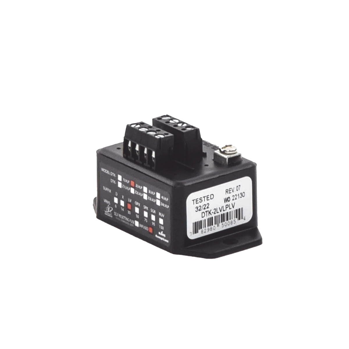 Protector 120 VCA Serie / 20 A / Contacto Seco / EMI/RFI / Paneles de Incendio y Equipo Crítico