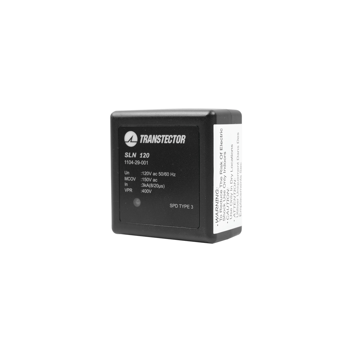 Protector Modular 75 V / 2 Pares / Base Desmontable / Snap-Track / Voz Datos y Señalización