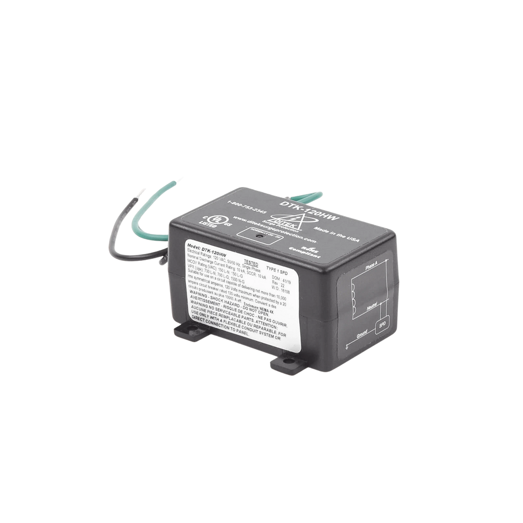 Dispositivo de Protección Contra Sobretensiones de 240 VCA, Para Paneles de Alarma de Incendio, Páneles Eléctricos residenciales, Motores, Sistemas de Bombeo