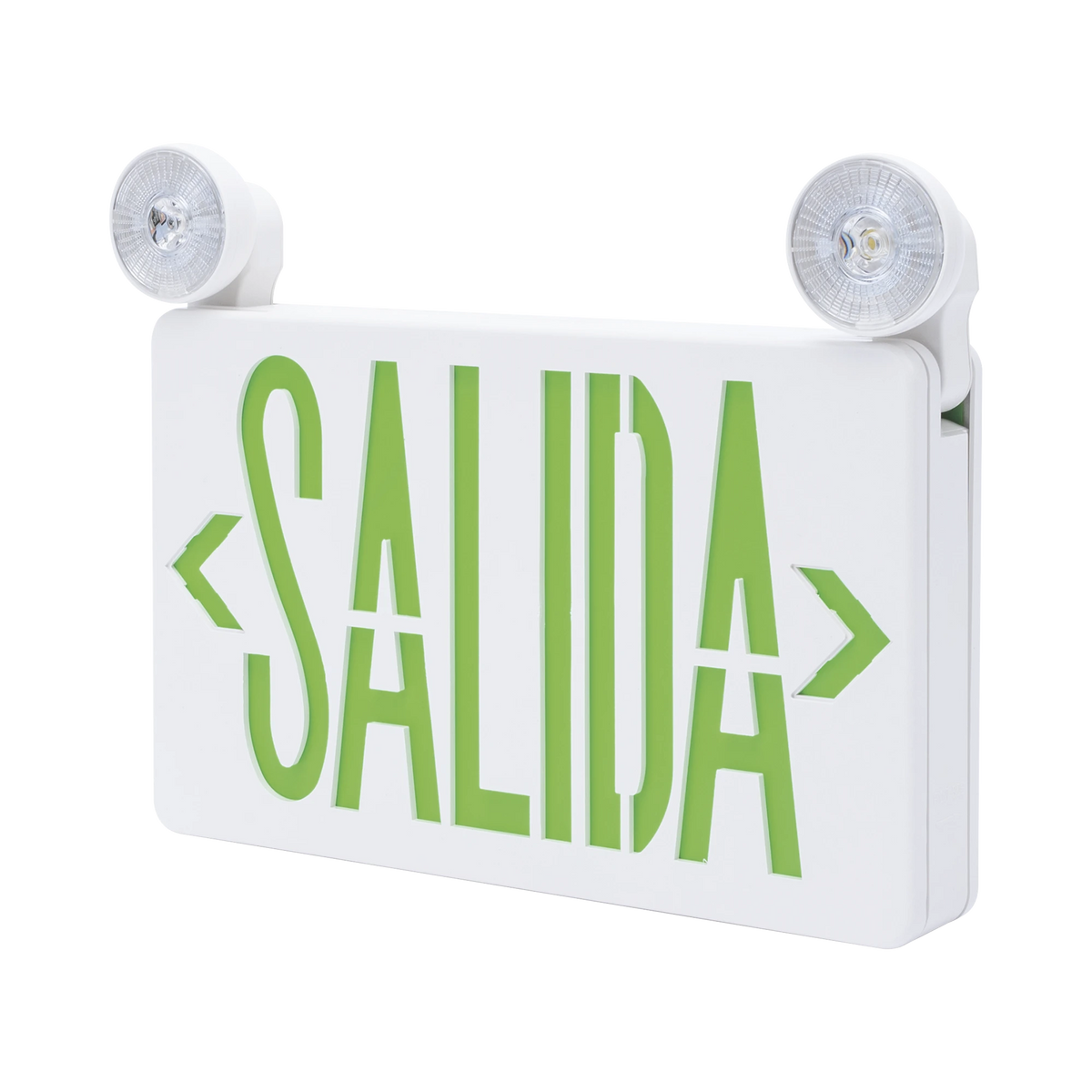 Luz LED de Emergencia Dual LED /150 lúmenes/Luz fría/Batería de Respaldo Incluida/Botón de test.