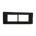 Placa de Revestimiento para Anunciador Gráfico NCD / se Instala en la Primer Fila de Gabinetes Serie CAB-4 de NOTIFIER / Color Negro