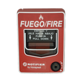 Estación Manual de Emergencia Inalámbrica / Protocolo FlashScan® de NOTIFIER / Incluye Baterías / Texto en Español