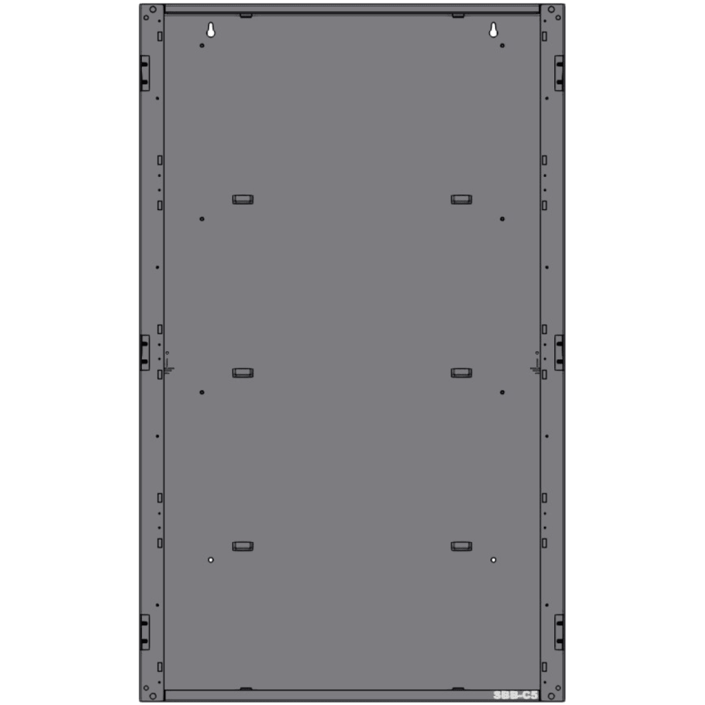 Puerta para Gabinete de 1 Nivele / para Panel N16X / Serie INSPIRE de NOTIFIER / Color Negro
