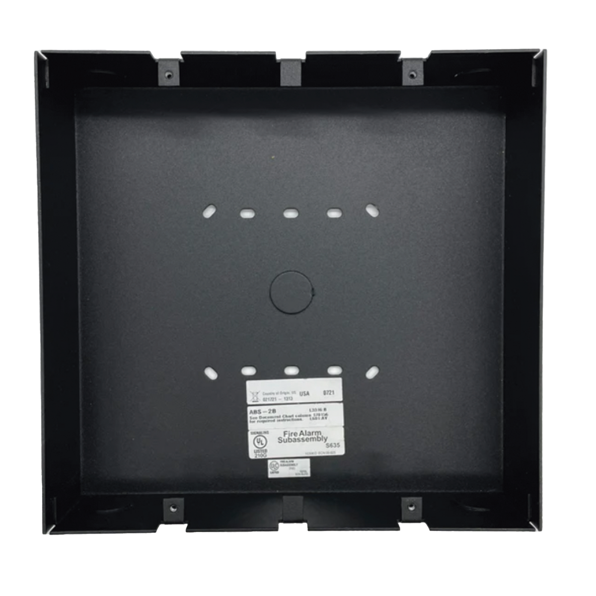 Gabinete para baterías / Aloja Hasta 2 Baterías de 55 AH / Color Negro / NOTIFIER