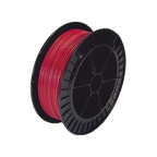 Bobina de 152 Metros de Cable Detector de Calor, Temperatura Fija 68 grados Celsius, Recubrimiento de Nylon Rojo para Aplicaciones en Exterior, con Guía Acerada