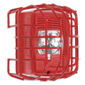 Protector De Rejilla Anti Vandalismo Y Golpes Accidentales, Color Rojo, Para Sirenas/Estrobos/Bocinas System Sensor, Montaje En Superficie, 7.49"Altox6.74"Anchox6.09"Profundidad