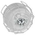 Protector De Rejilla Anti Vandalismo Y Golpes Accidentales, Color Blanco, Para Sirenas/Estrobos/Bocinas System Sensor, Montaje en Superficie en Techo, 8.55"Altox8.55"Anchox6.23"Profundidad